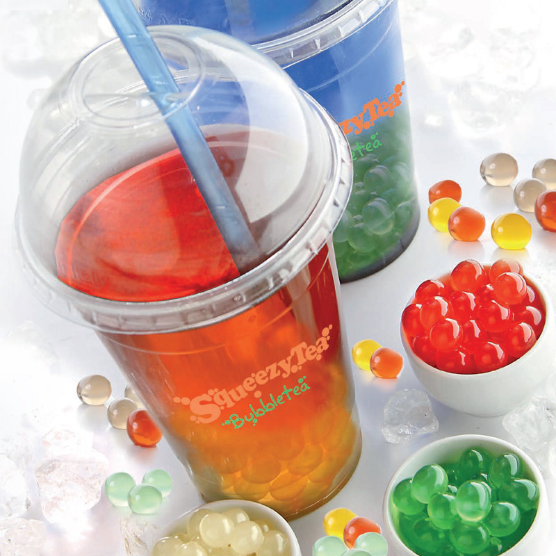 Perle de Căpșuni pentru Bubble tea (Strawberry Popping Boba) 3,2 kg