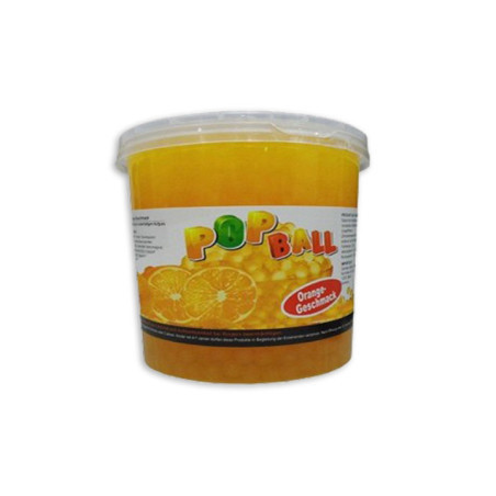 Perle de Portocale pentru Bubble tea (Orange Popping Bobas) Premium Taiwan3,2 kg