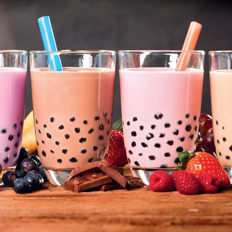 Perle de ciocolată pentru Bubble tea (Chocolate Popping Boba) 3,2 kg