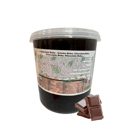 Perle de ciocolată pentru Bubble tea (Chocolate Popping Boba) 3,2 kg