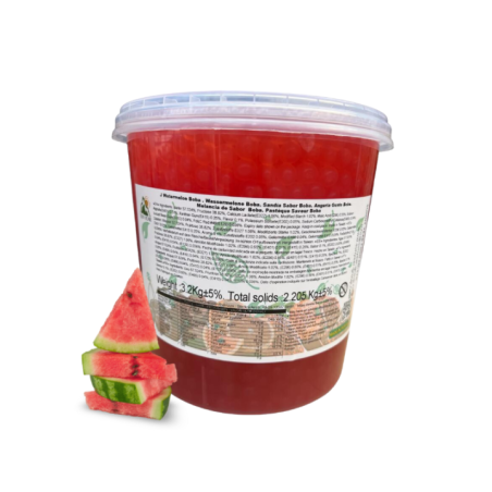 Perle de Pepene rosu pentru Bubble tea (Watermelon Popping Boba) 3,2 kg