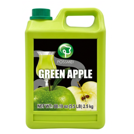 Sirop de Mere Verzi pt Bubble tea (green apples syrup) 1,9 L