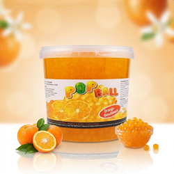 Perle de Portocale pentru Bubble tea (Orange Popping Bobas) Premium Taiwan3,2 kg