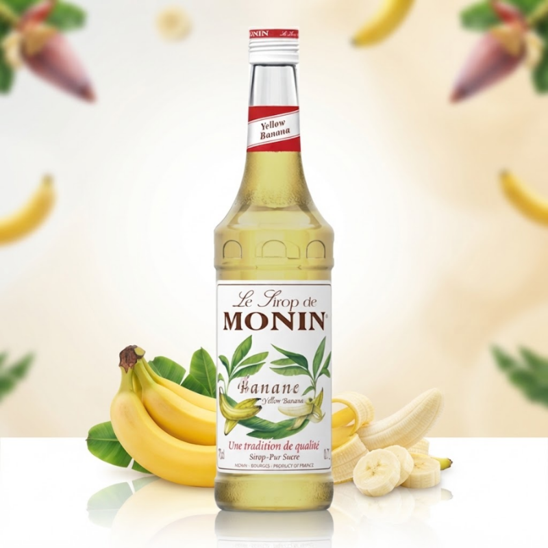 Sirop MONIN de Banane galbene (Yellow Bananas)