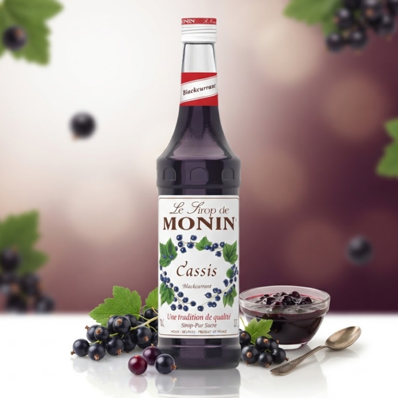 Sirop MONIN de Coacaze negre (Cassis / Blackcurant)