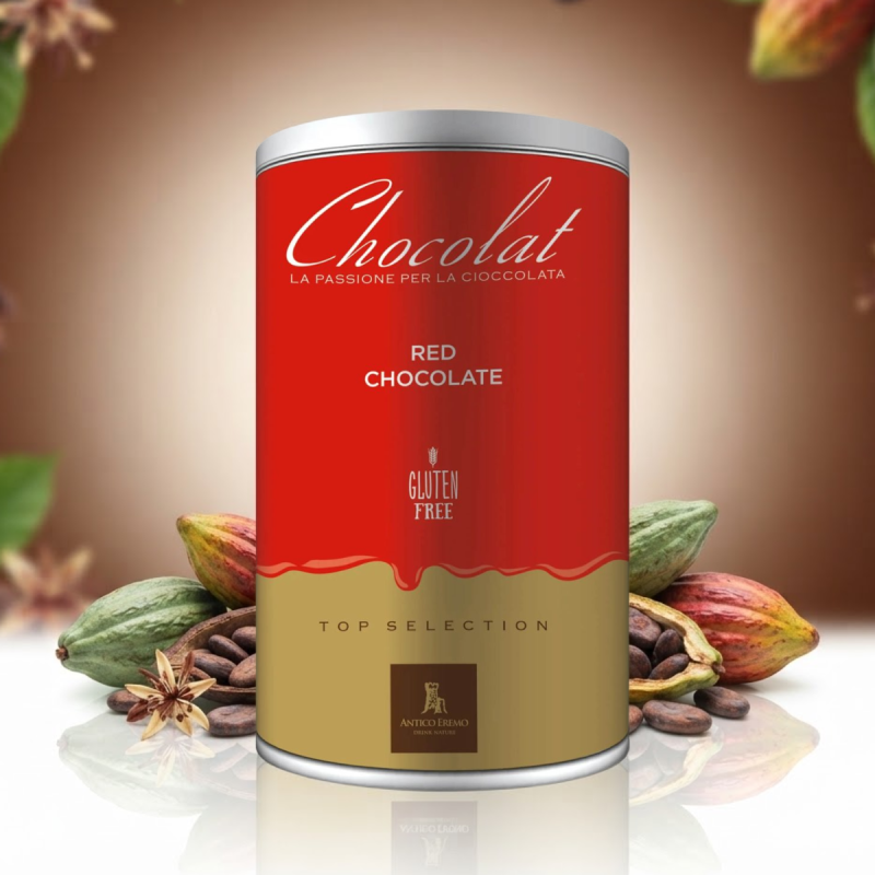 Ciocolata calda Red Chocolate, fara gluten - Antico Eremo 750g