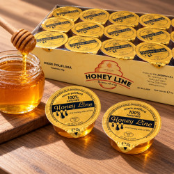 Miere poliflora in caserole de 20g, 1 cutie de 60 buc - Honey Line APISROM
